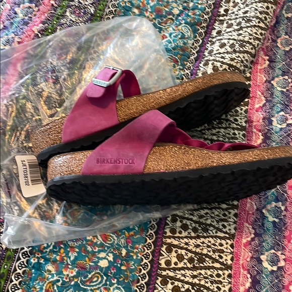 Birkenstock Women's Fuchsia Braided Sandals - Picture 6 of 8